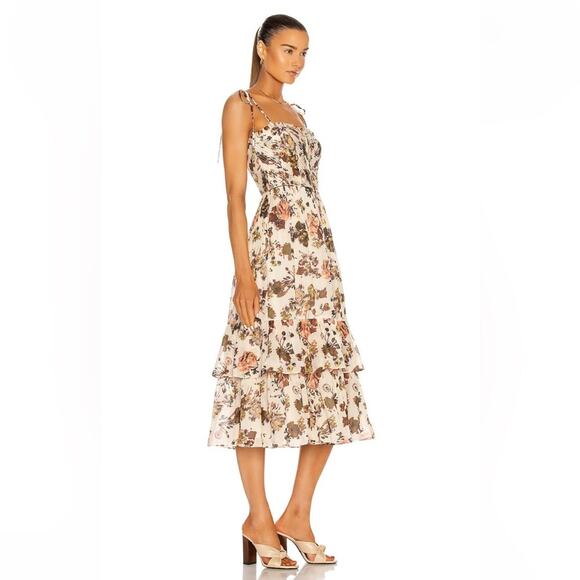 NEW Ulla Johnson Loraine Dress in Daisy Floral Print Size 8 - Picture 2 of 12